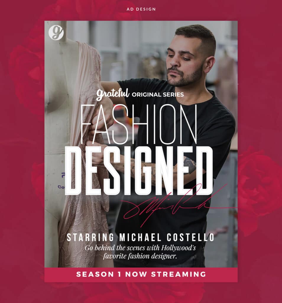 Fashion Designed Amazon Prime Video Logo Featuring Michael Costello